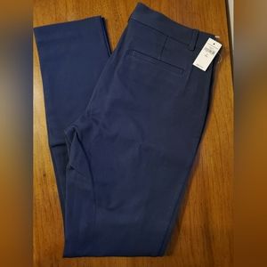 Gap size 8 tall, navy women's dress pants